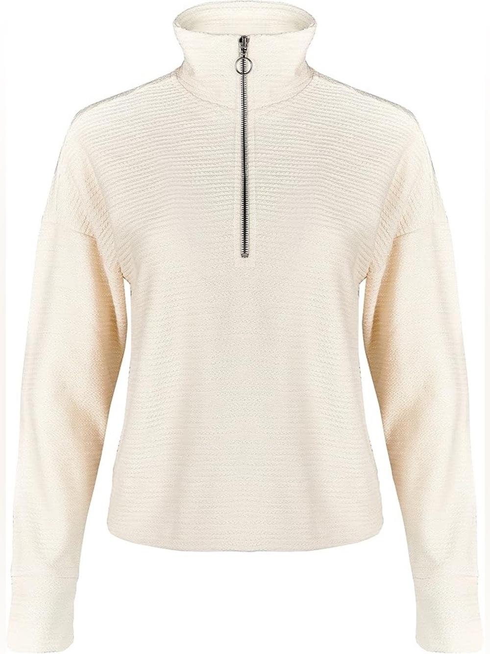 Sweaty Betty Women's Rest Up Half Zip Pullover/Lily White Size: Large